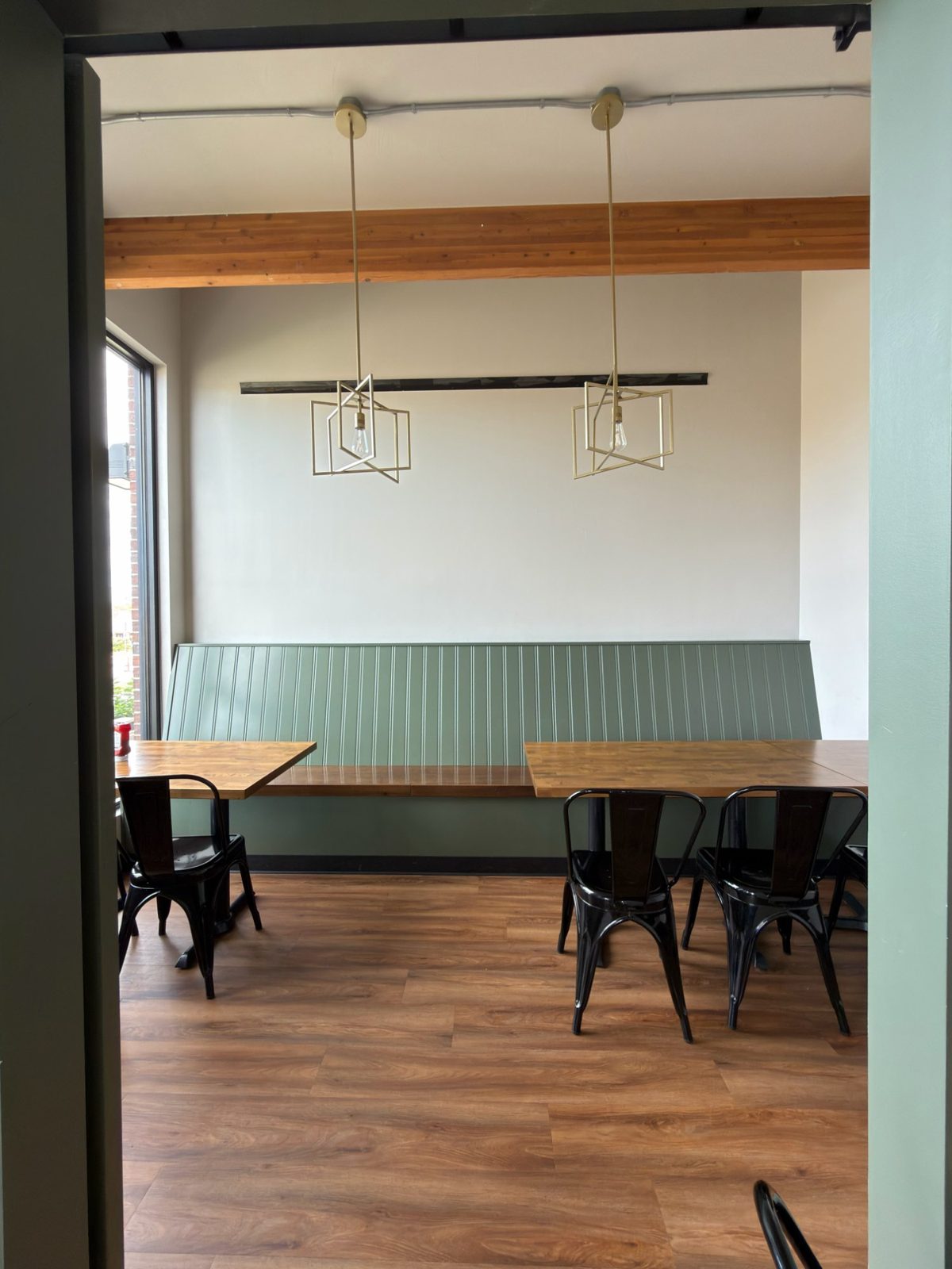 Looking into the back room from the main dining area